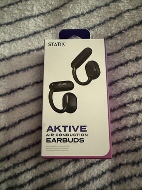 STATIK Aktive Air Conduction Earbuds - Black